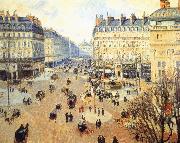 Camille Pissarro Winter afternoon, the French Theater Square Spain oil painting artist